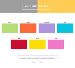 ZEBRA 4×6 COLOR COMBO Labels 1″ Core 5 Rolls:2 YELLOW 1 ea BLUE RED ORANGE