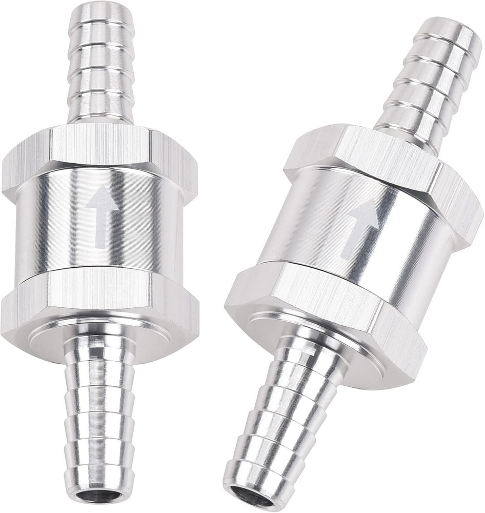 2x 10mm 3/8″ Fuel Line Non-Return One Way Air Fuel Oil Check Valve Diesel Gas