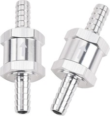 2x 10mm 3/8″ Fuel Line Non-Return One Way Air Fuel Oil Check Valve Diesel Gas