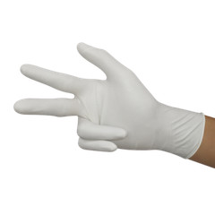 5.5Mil Latex WHITE Examination Gloves – Medical Grade, Disposable & Powder free