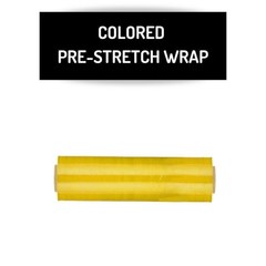 4 Rolls – Yellow 15″x 1476′ Pre-Stretch Hand Packaging Shrink Wrap Film 30 Gauge