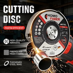 10 Pack – 4 1/2 Inch Cut Off Wheels for Metal (4.5″ Angle Grinder Cutting Disc)