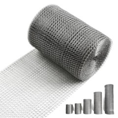 304 Stainless Steel Mesh Roll 5″ x 30ft Rodent Proofing Gap Blocker Wire Fabric