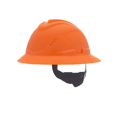 Msa Safety 10215833 V-Gard C1 Full Brim, Vented, Fas-Trac Iii, Type 1, Class C,