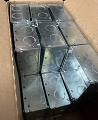 (16) Hubbell Raco 231 | 4” Box (1900) | 2-1/8” Deep | 3/4” KOs *NEW*