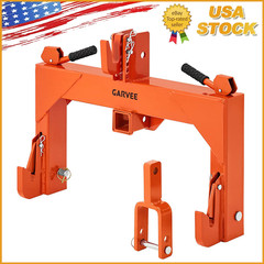 3-Point Quick Hitch Adapter for Category 1 Steel Attachment Tractor 3000 LBS