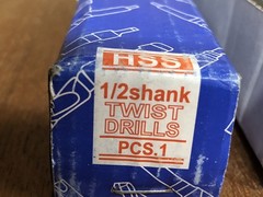 Reduced Shank Drill Bit, 2″ OD x 1-1/2″ Shank, HSS, USA, New York