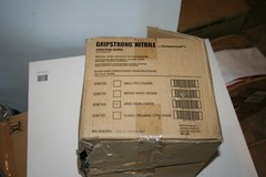 Sempermed Gripstrong Nitrile Gloves Large Case Of 10/100. 1000 Gloves Blue