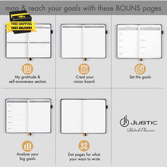Undated Planner Weekly and Monthly Productivity Daily Planners Agenda Calendar t