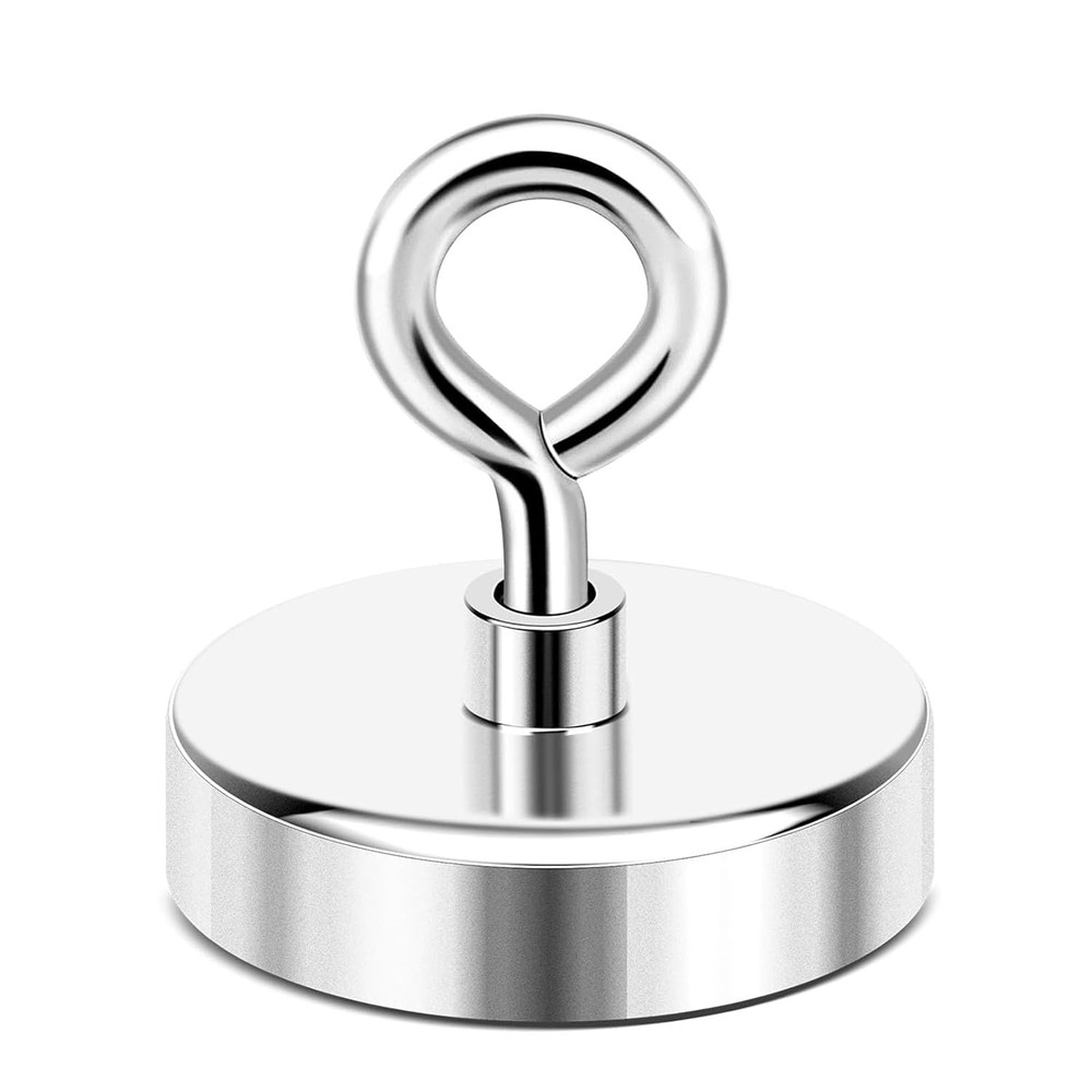 Strong Neodymium Fishing Magnets, 330 Lbs(150 KG) Pulling Rare Earth Magnet H…