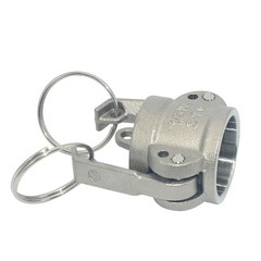 1/2” 0.5 inch Type DC Dust Cap Coupler Stainless Steel Fitting Camlock US STOCK