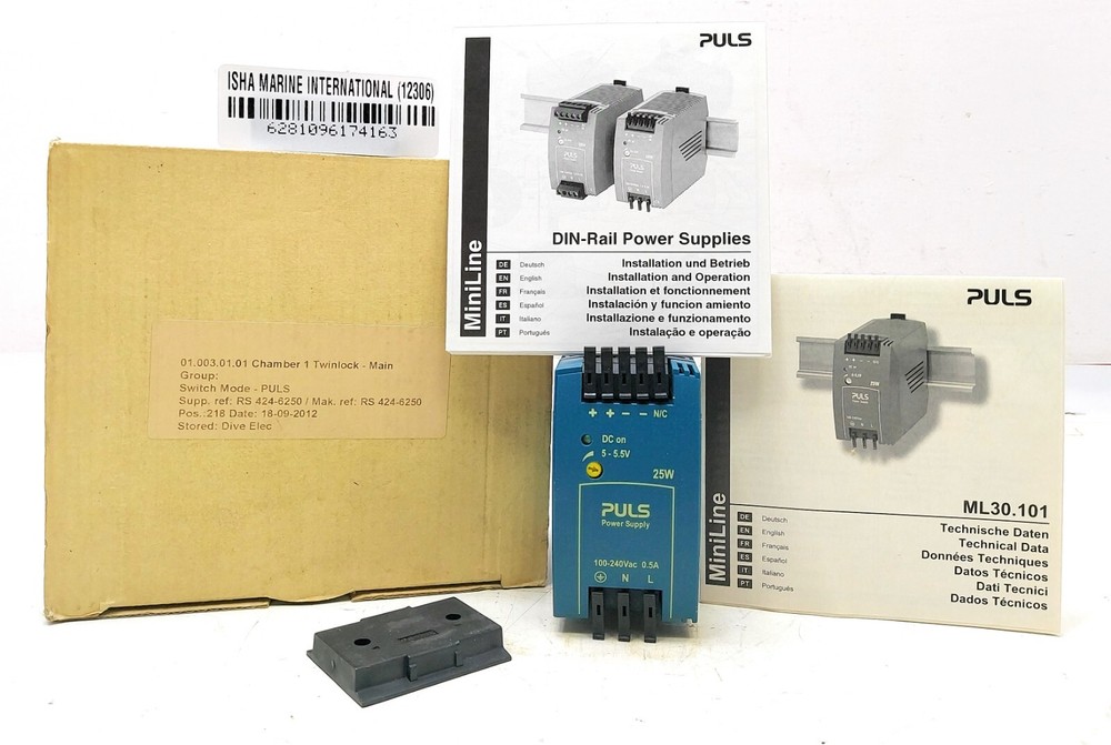 PULS ML30.101 MiniLine AC/DC DIN Rail Power Supply 25W