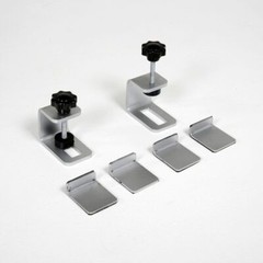 2x Kantenklemme Placemat/Table Centre for Hygieneschutzscheibe To 0 5/16in Fat