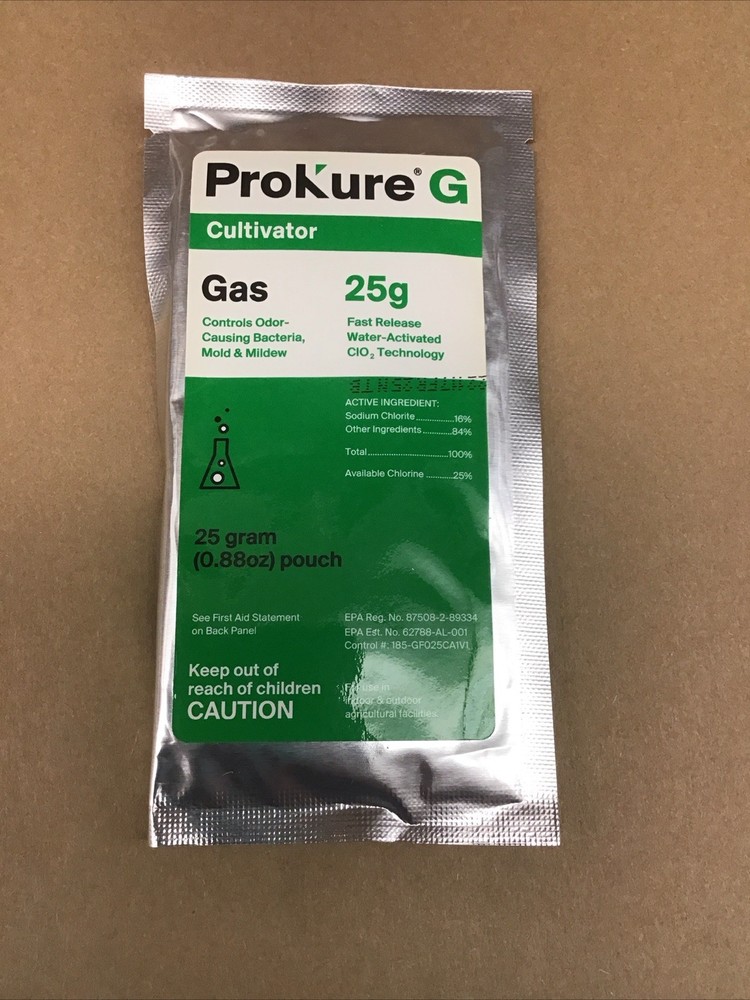 ProKure G Fast Release Deodorizing CIO2 Gas, 25g Pouch New A-7