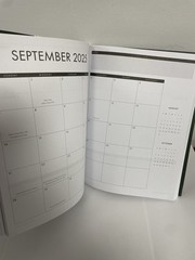 Punch Studio 12 Months Green Floral 2025 Planner Monthly & Weekly Planner