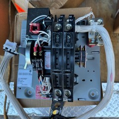 D-Frame ATS, ASCO Series 300, open transition, 2 pole, 200A, 240V, open type, Ca