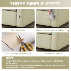Gheeidau Canvas Repair Tape 4×70 Inch Waterproof Self-Adhesive Fabric Repair Pat