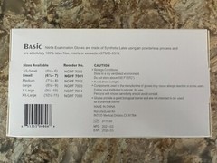 Basic Synguard Nitrile Exam Gloves NGPF 7001- Small 1 Pack of 100