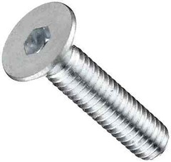 M12-1.75 x 40 mm Flat Head Socket Cap Screws, Class 12.9, Zinc, FT, UNC, 25 PK