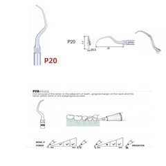 Dental Ultrasonic Scaler P20 Scaling Endo Perio Tips Fit For EMS/Woodpecker