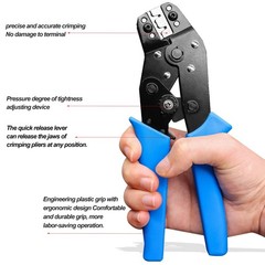 Taiss JST Crimping Tool with 580PCS JST PH Connector kit 2.0mm 2/3/4/5/6Pin H…