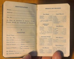 Vintage 1958 MINIATURE Pocket Address Date Book The National Supply Co. 4″ x 2″