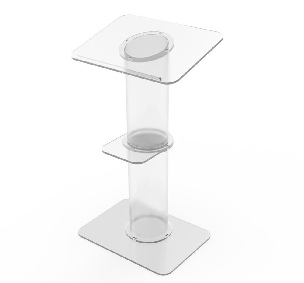 Clear Church Pulpit Event Lectern Plexiglass Acrylic Debate Podium School