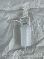 Chemglass CG-1049-A-24 Luer Adapter 24/40 Joint Brand New