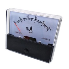 US Stock Analog Panel AMP Current Ammeter Meter Gauge DH-670 0-100mA DC