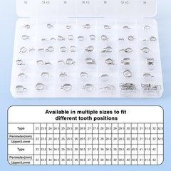 Dental Teeth Braces Preformed Kids Space Maintainer Retainer Universal Band Loop