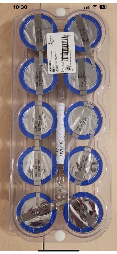 Erico 150PLUSF20 Cadweld plus Weld Metal F20 #150 – Pack Of 10