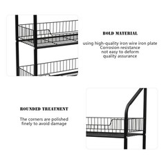 4 Tier Retail Snack Candy Display Rack Stand Basket Holder Display Organizer