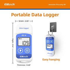 Elitech RC-5 USB Reusable Temperature Data logger Temp Recorder with PDF Report