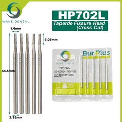 US WAVE Dental Burs Tungsten Carbide Burs HP Bur Dia 2.35mm Tapered Fissure Head
