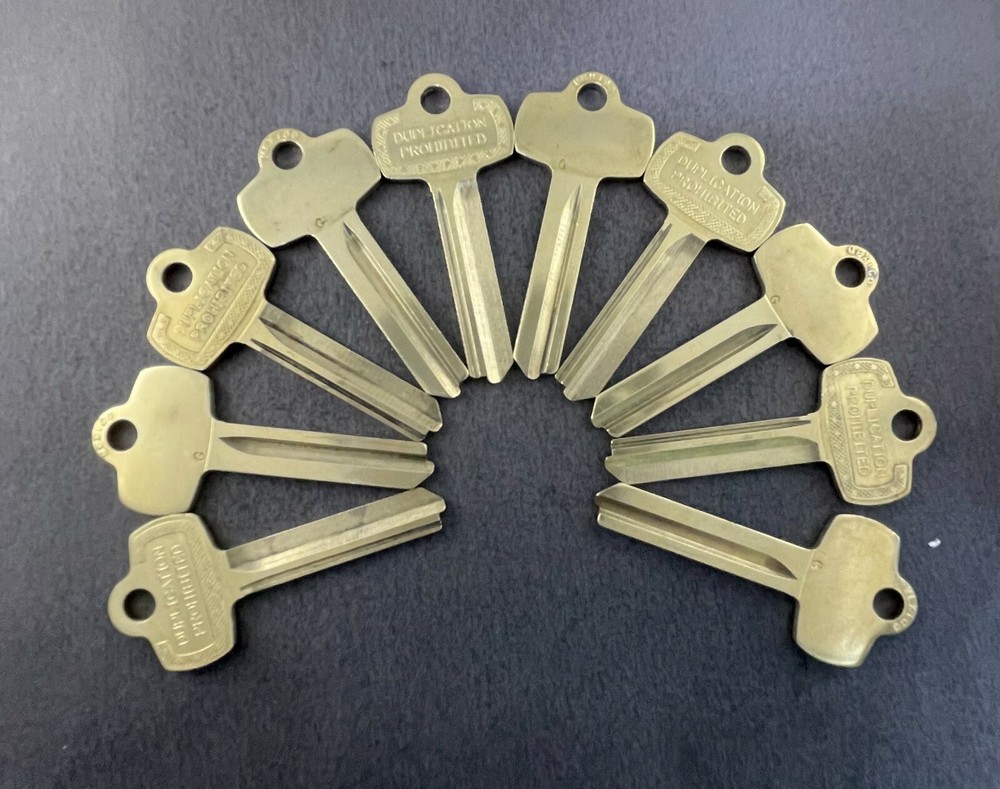 Lots of A1114G 1A1G1 BES-6DS Type Key Blanks for Best G Keyway: