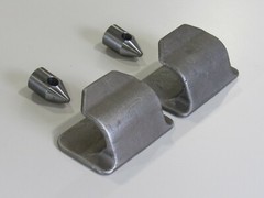 John Deere Quick Attach Weld Bracket 120R 200 300 400 500 Loader Hooks & Pins