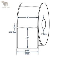20 Rolls 4×4 Direct Thermal Labels For Zebra Printers / 375 Labels Per Roll