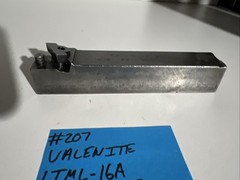 valenite LT-16A Indexible Carbide Lathe Toolholder 6”OAL 1”Shank Threading Turni