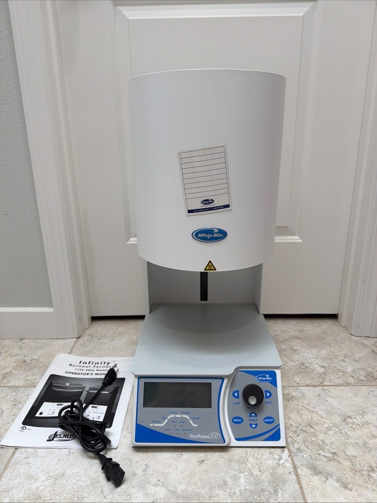 Whip Mix Pro 200 Dental Press Furnace Ceramic Lab Oven IPS e.max Ready