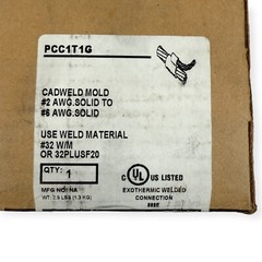 Erico Cadweld PCC1T1G Graphite Mold for Welding Cable to Cable #32 Material