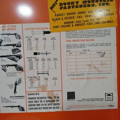 Ramset Powder Actuated Fastener Tool 4160 Mark II with Accessories and Case 1