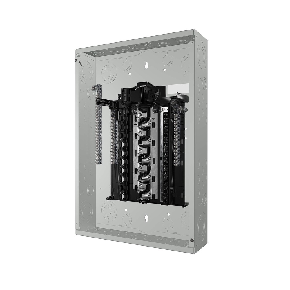 SN Series 100 Amp 20-Space 40-Circuit Main Breaker Plug-On Neutral Load Cente…