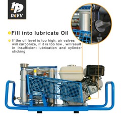5.5HP Gas Powered Air Compressor 4500Psi For Honda Gasoline Scuba Tank Refill