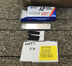 (QTY 24) Pacific Handy Cutter Inc 4MUW6 Box Cutter 4 1/2 in Overall Lg Aluminum