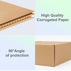 7x5x2 In Shipping Boxes Pack of 50 Small Corrugated Cardboard Box for Mailing