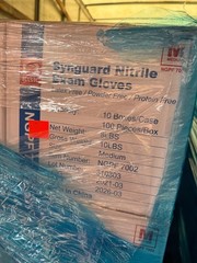 1000 Pcs Synguard Nitrile Gloves Powder, Latex, Protein Free Exp