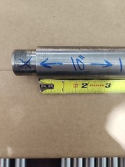 (Tag C65) 1.25″ Dia Titanium Round Rod x 10+” Inch Long 6AL4V-ELI Medical Grade