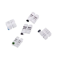 AZDENT Dental Orthodontic Ceramic Brackets Brace Roth/MBT .022 hooks 345