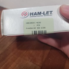 Ham-let H6810SSN1/4CSS Ball Valve 1/4″ FNPT 6000psi