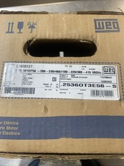 WEG NEMA Premium electric motor (Model 2536OT3E56-S),